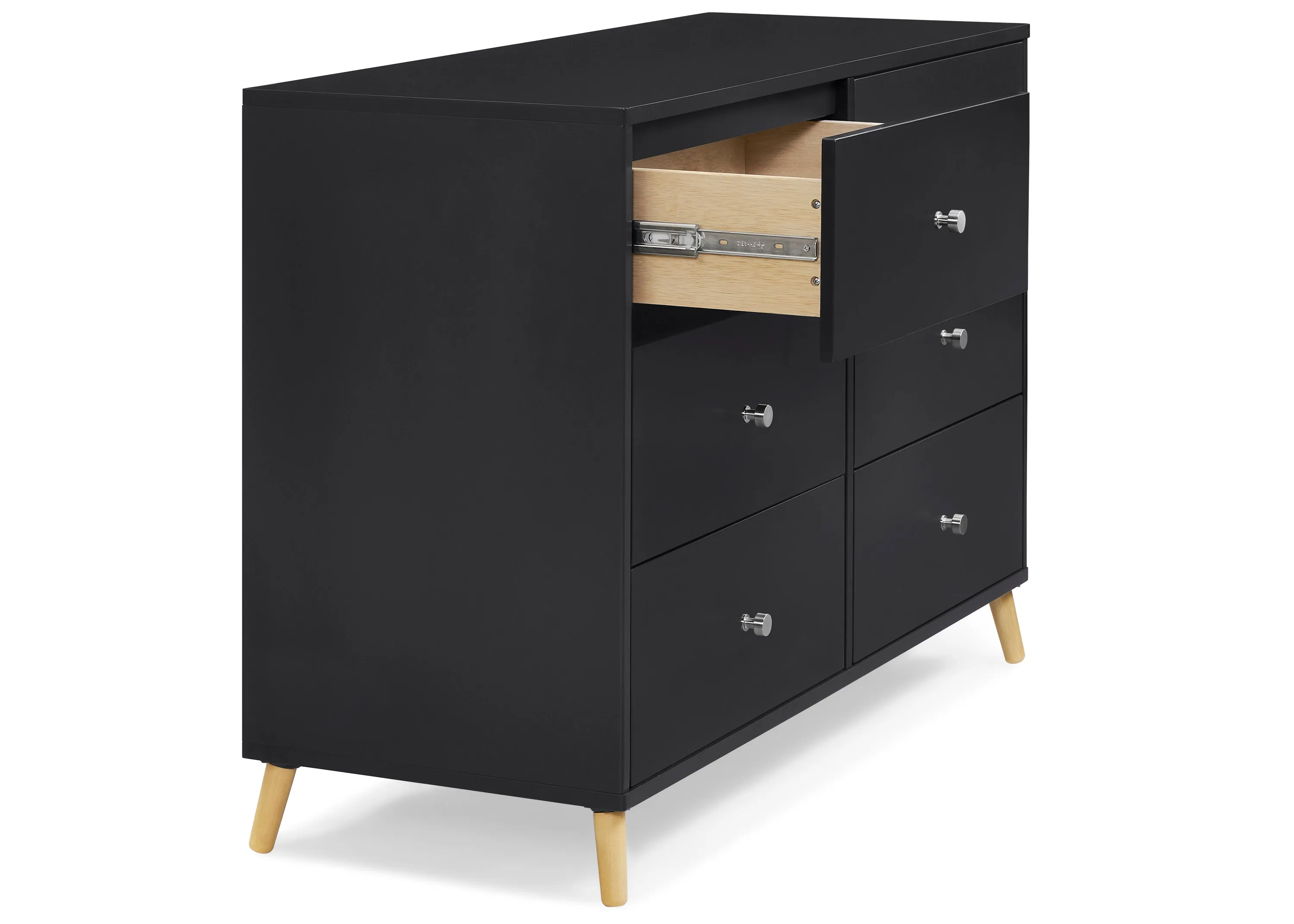 Jordan 6 Drawer Dresser with Interlocking Drawers