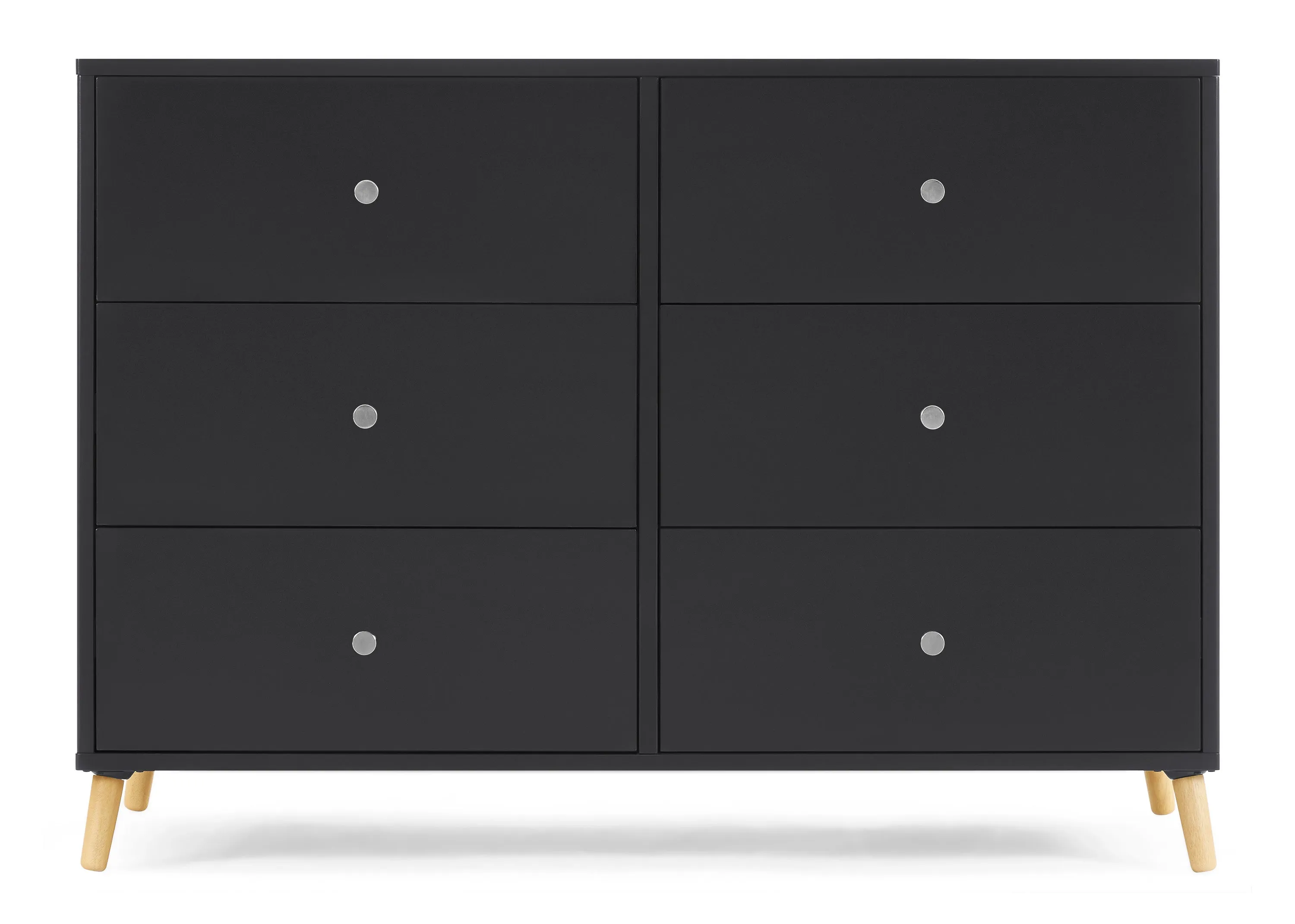 Jordan 6 Drawer Dresser with Interlocking Drawers