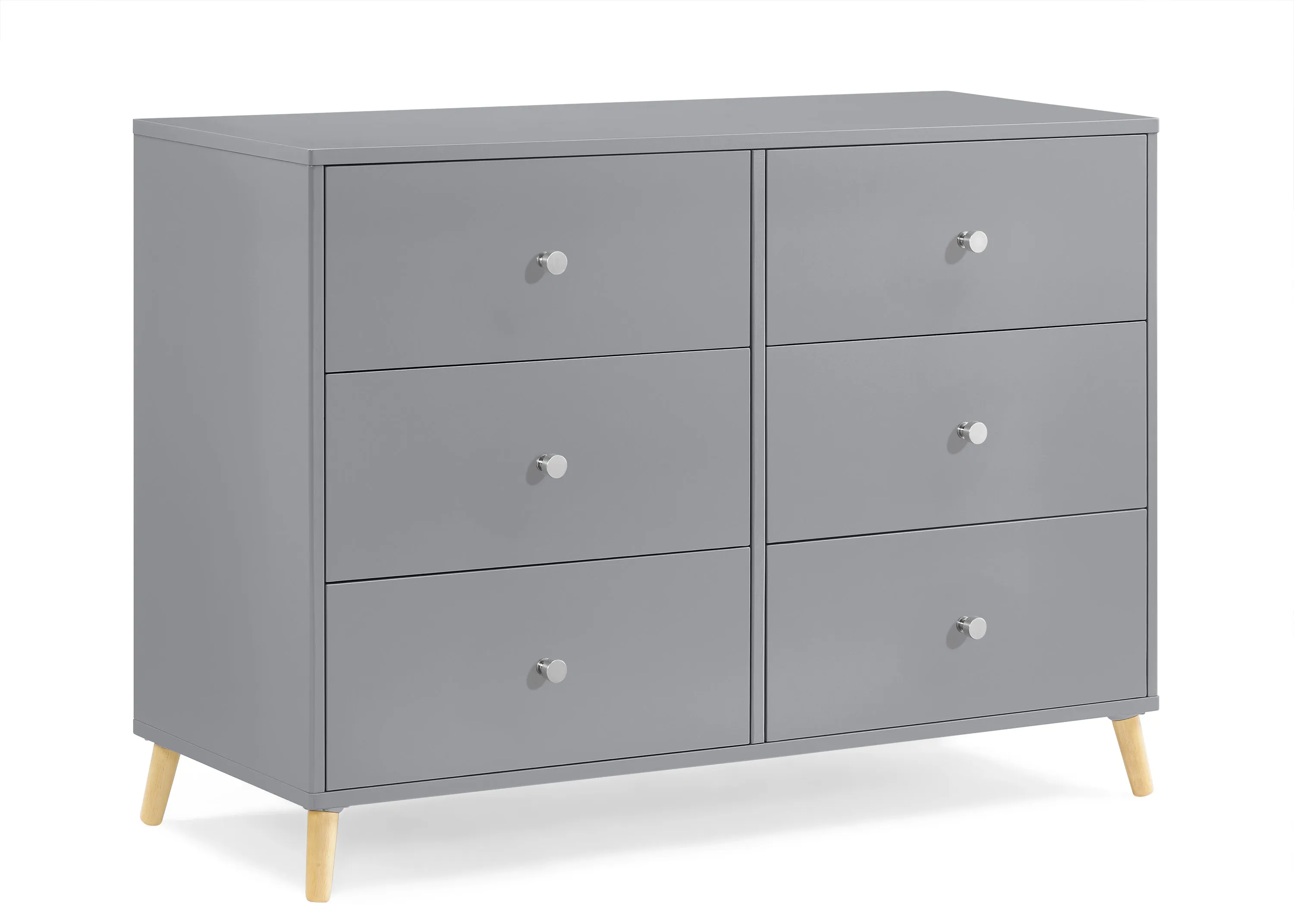 Jordan 6 Drawer Dresser with Interlocking Drawers