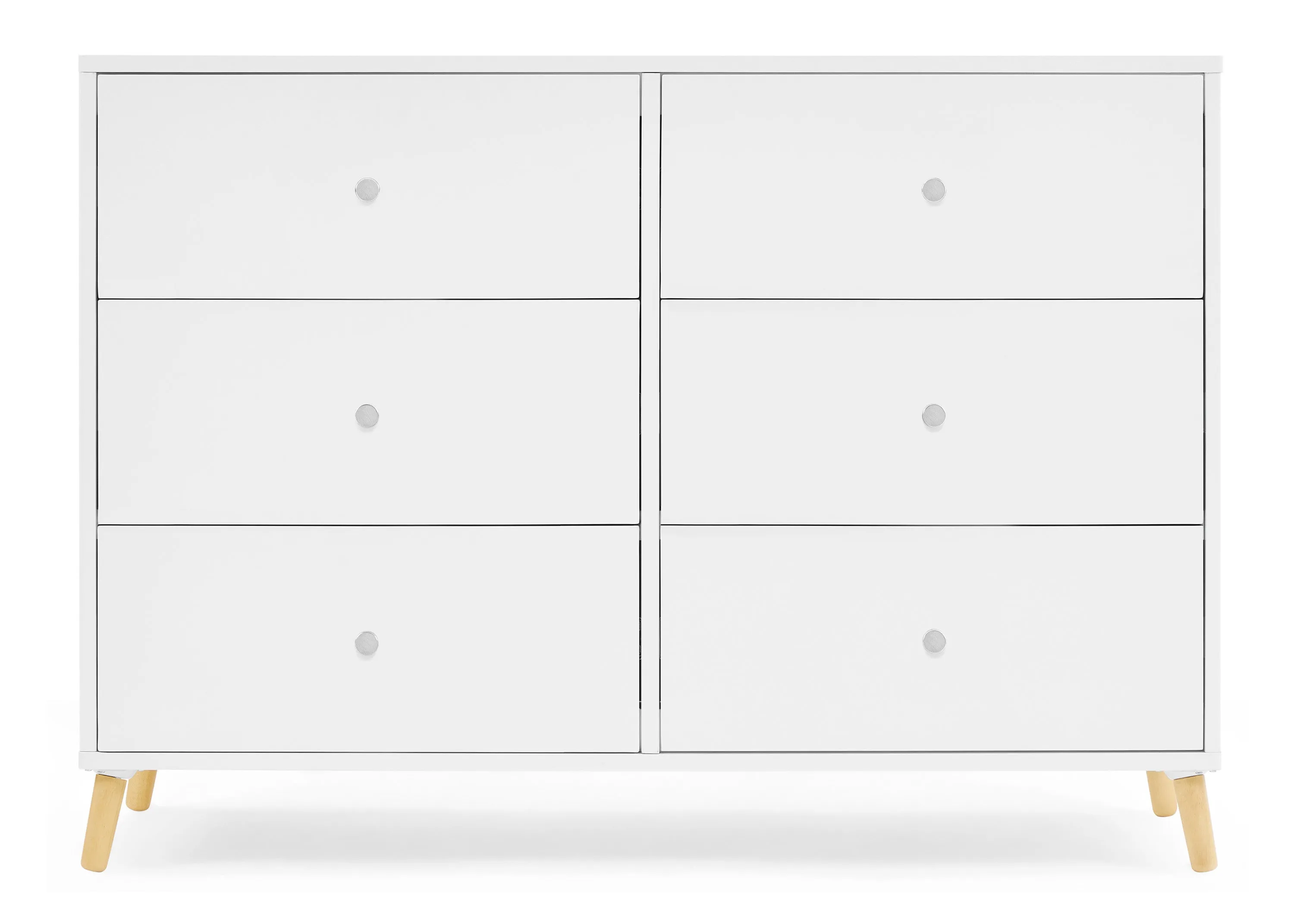 Jordan 6 Drawer Dresser with Interlocking Drawers