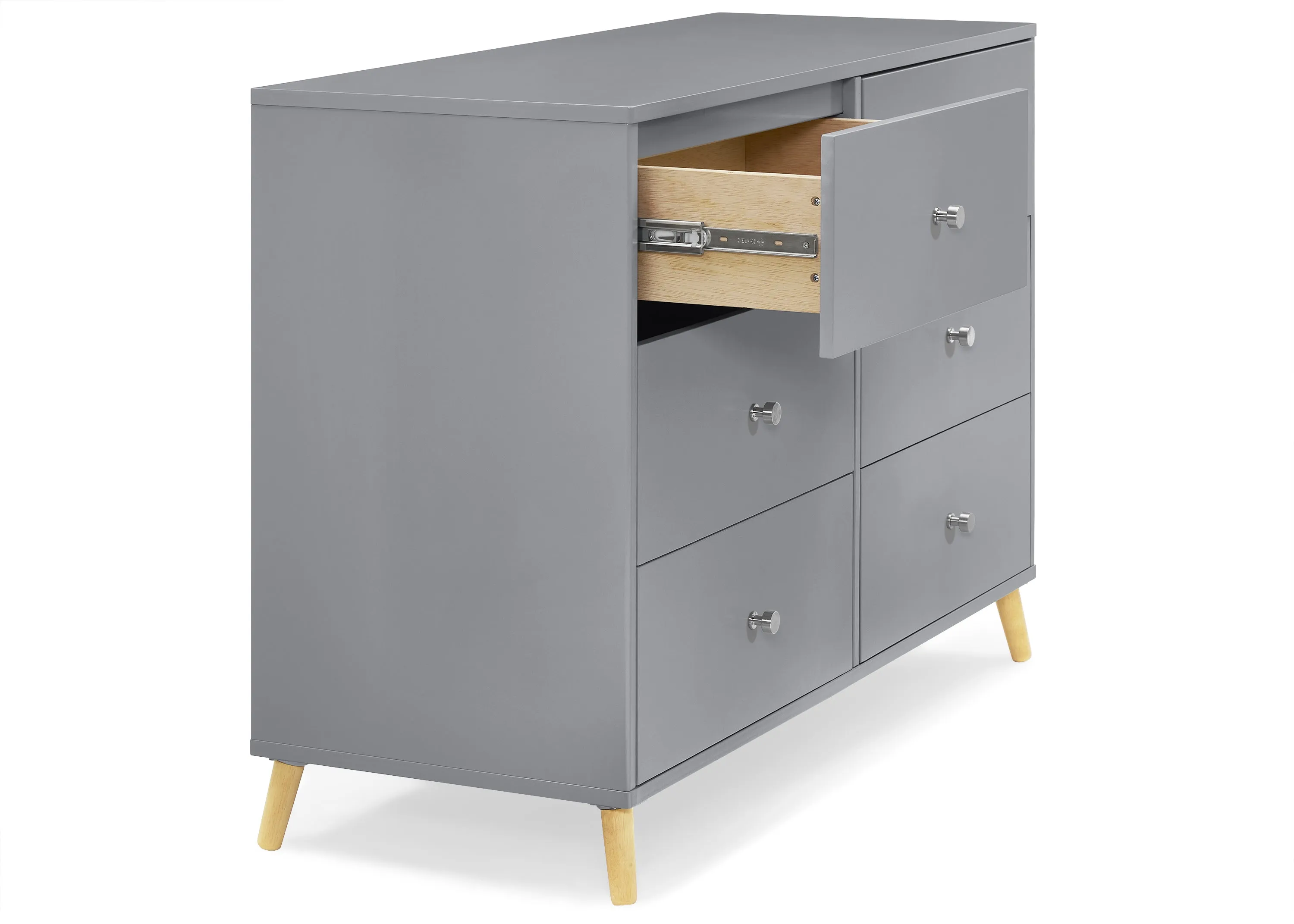 Jordan 6 Drawer Dresser with Interlocking Drawers