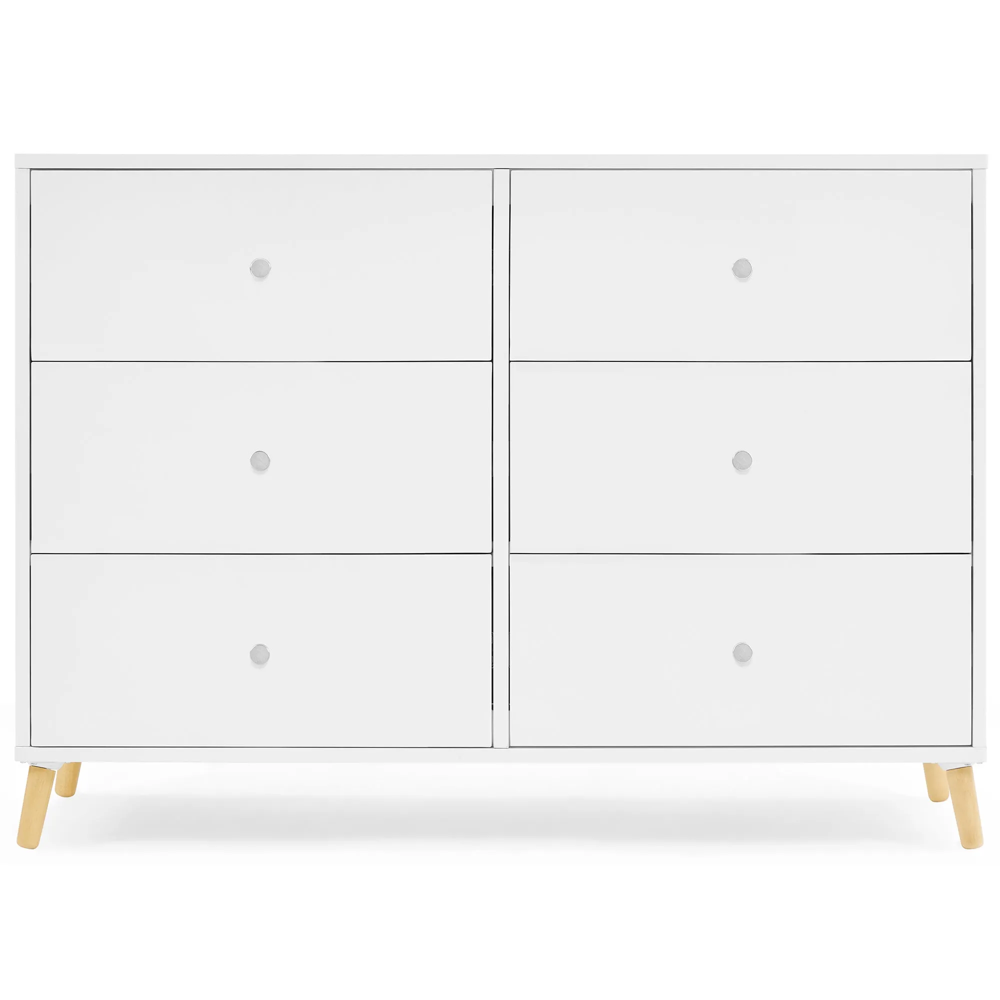 Jordan 6 Drawer Dresser with Interlocking Drawers