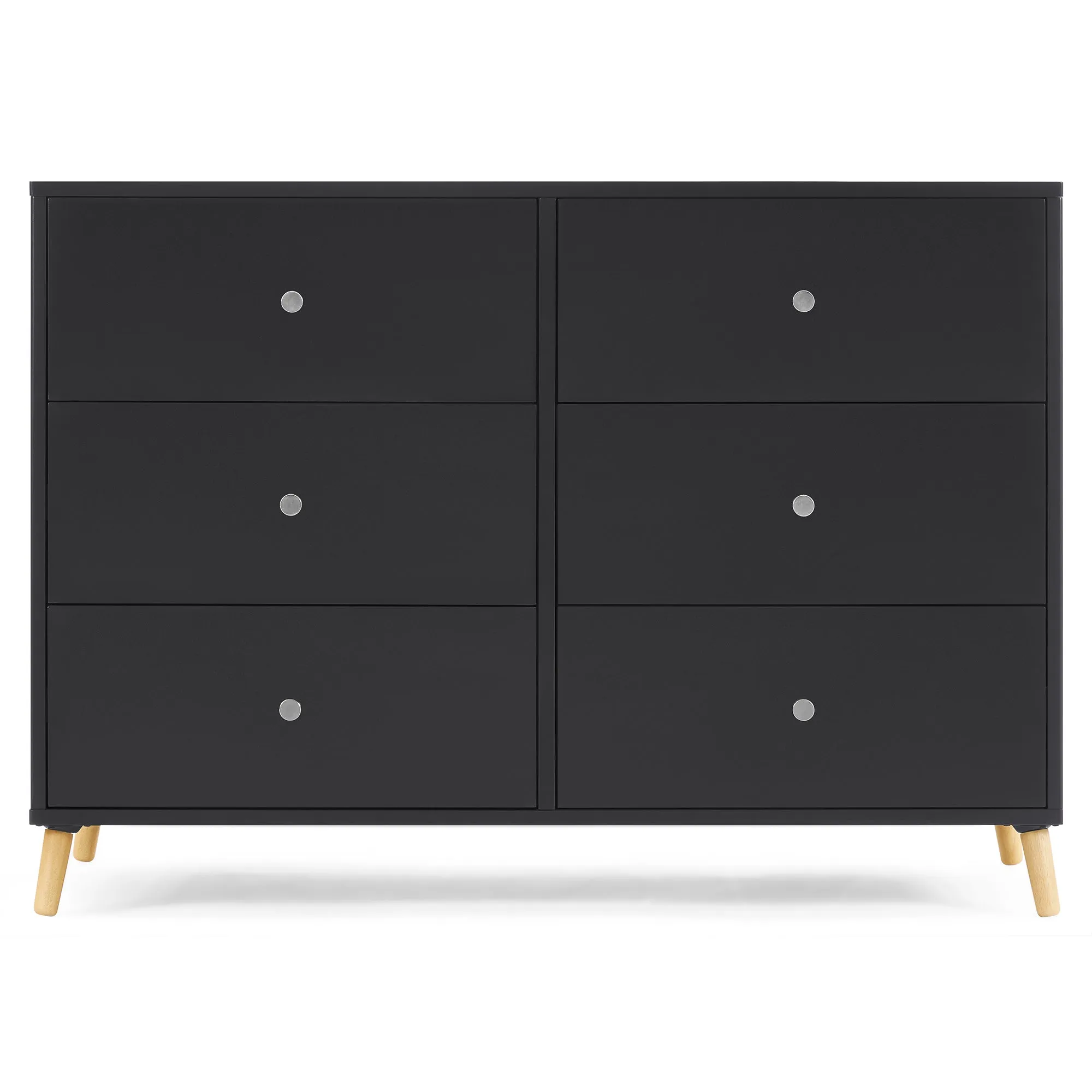 Jordan 6 Drawer Dresser with Interlocking Drawers