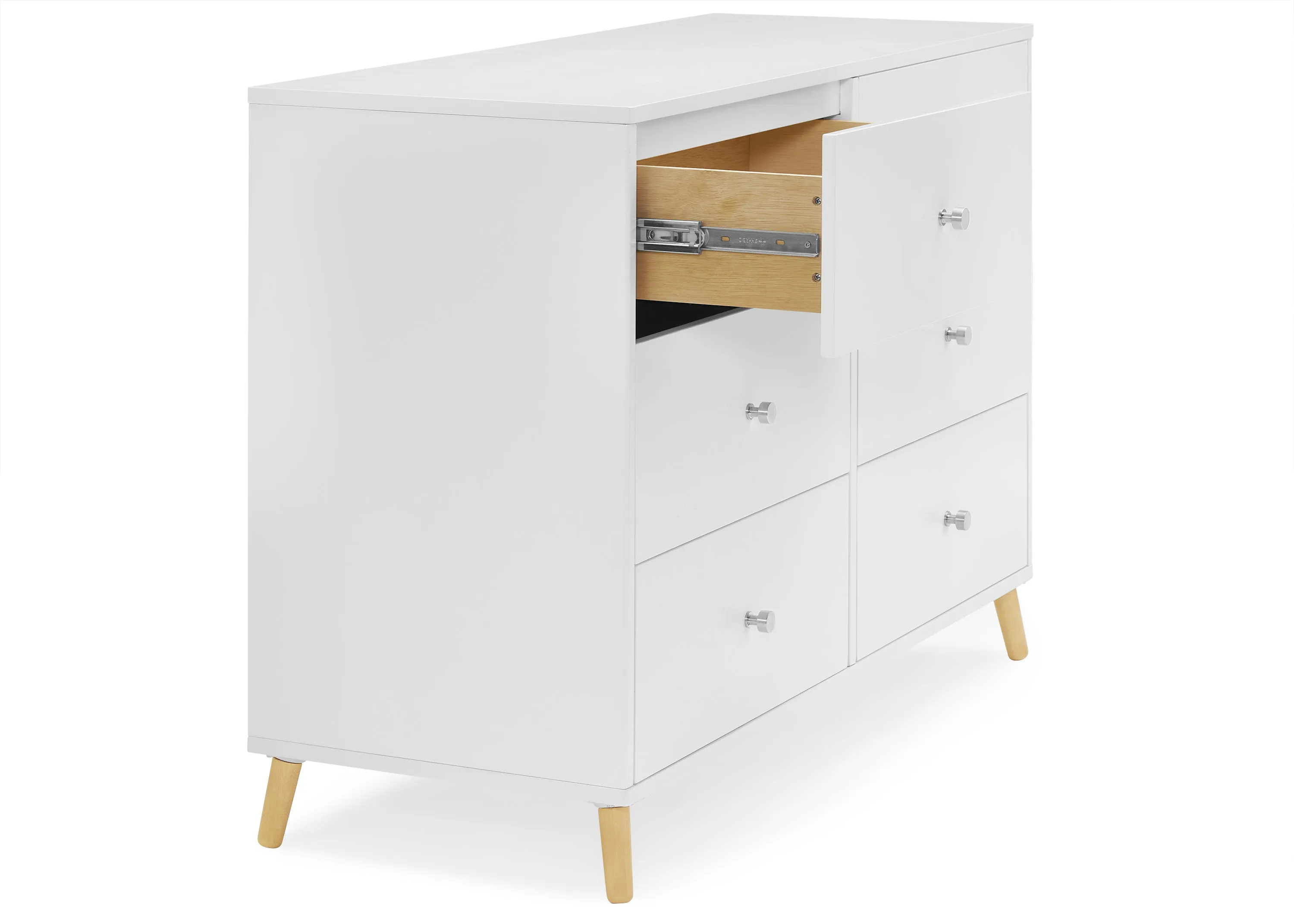 Jordan 6 Drawer Dresser with Interlocking Drawers