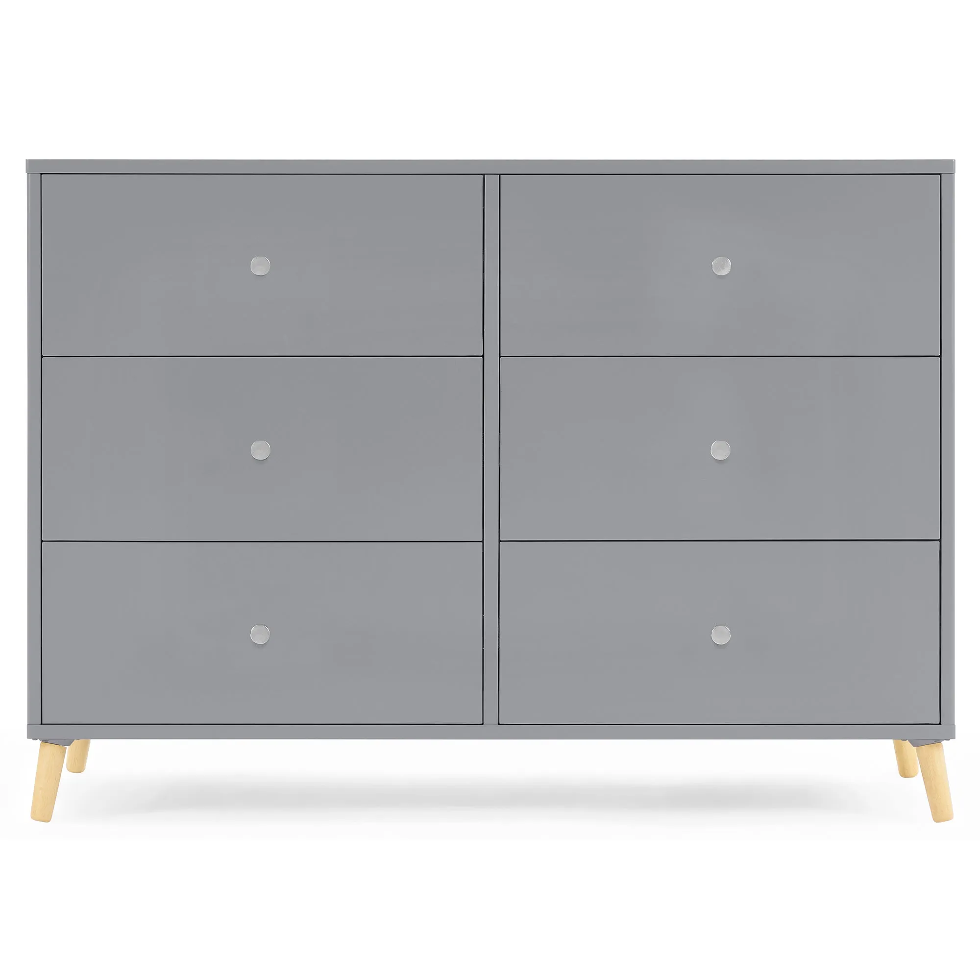 Jordan 6 Drawer Dresser with Interlocking Drawers