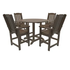 Lehigh 5pc 48in Round Dining Set - Counter Height