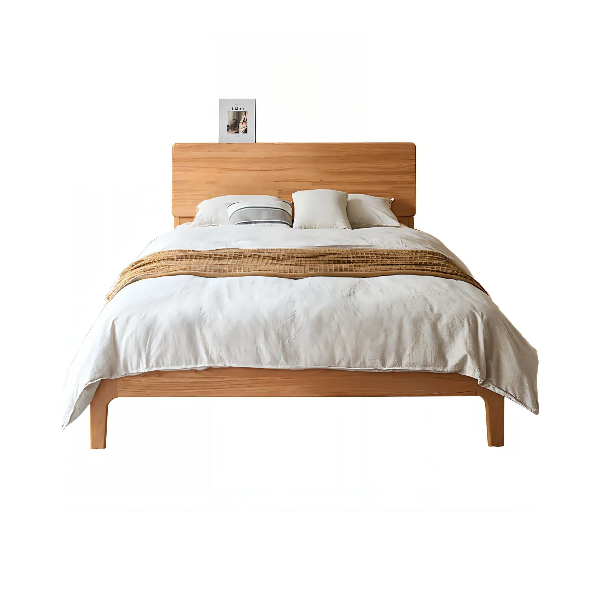 LISANDRO Wooden Frame Bed