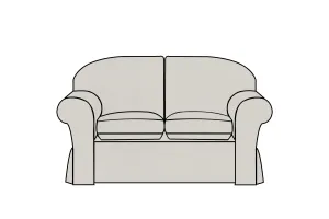 Madrid | 2 Seater Extra Loose Cover | Miami Silver