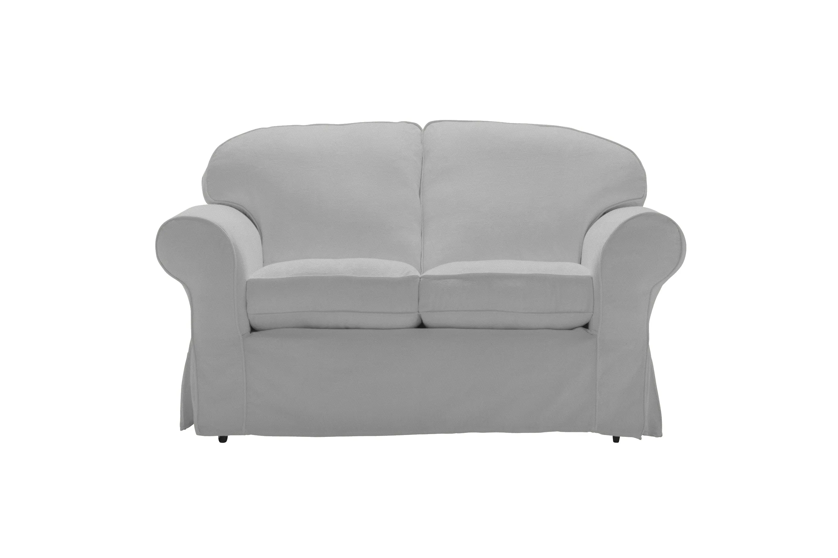 Madrid | 2 Seater Extra Loose Cover | Miami Silver