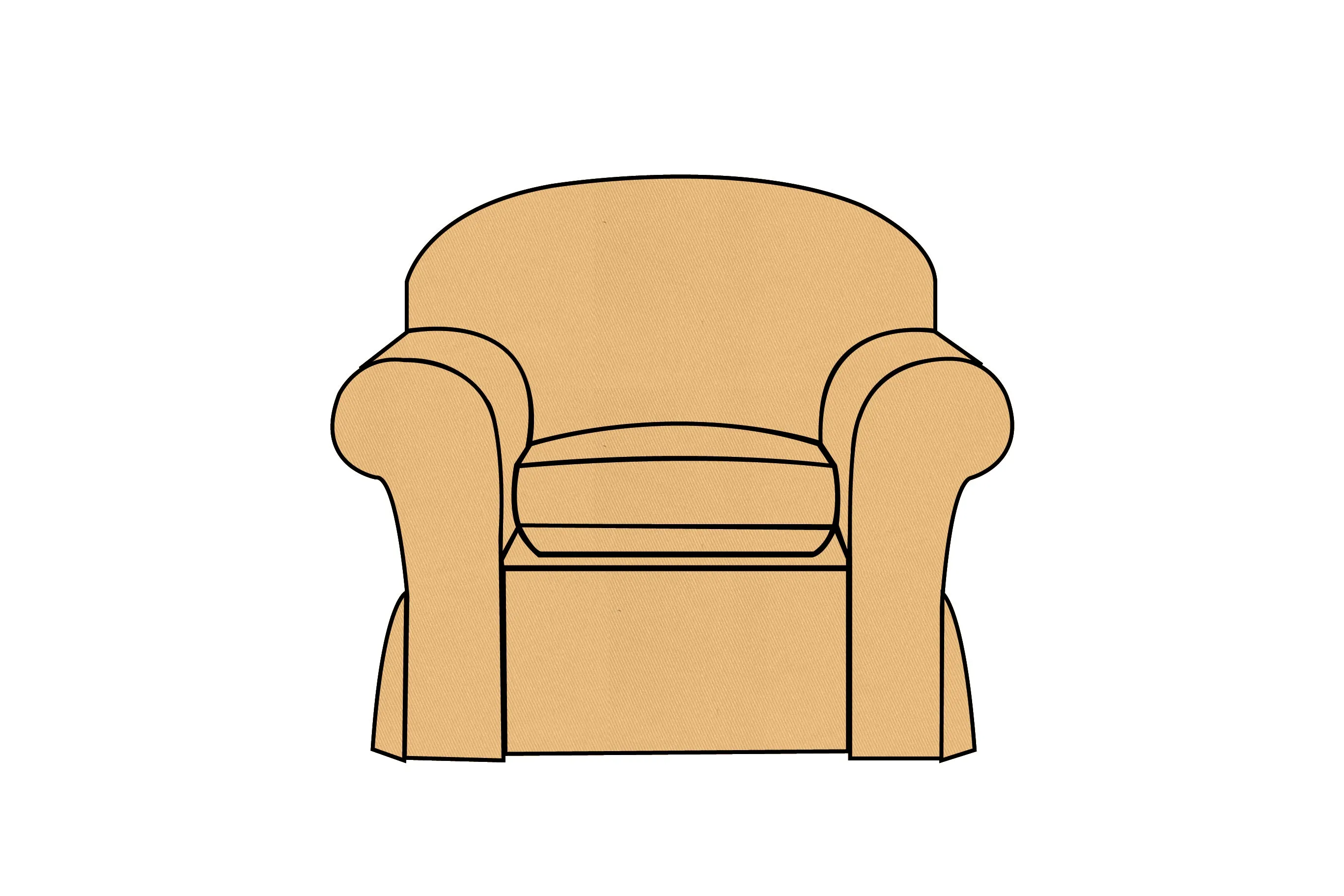 Madrid | Armchair Extra Loose Cover | Miami Sand