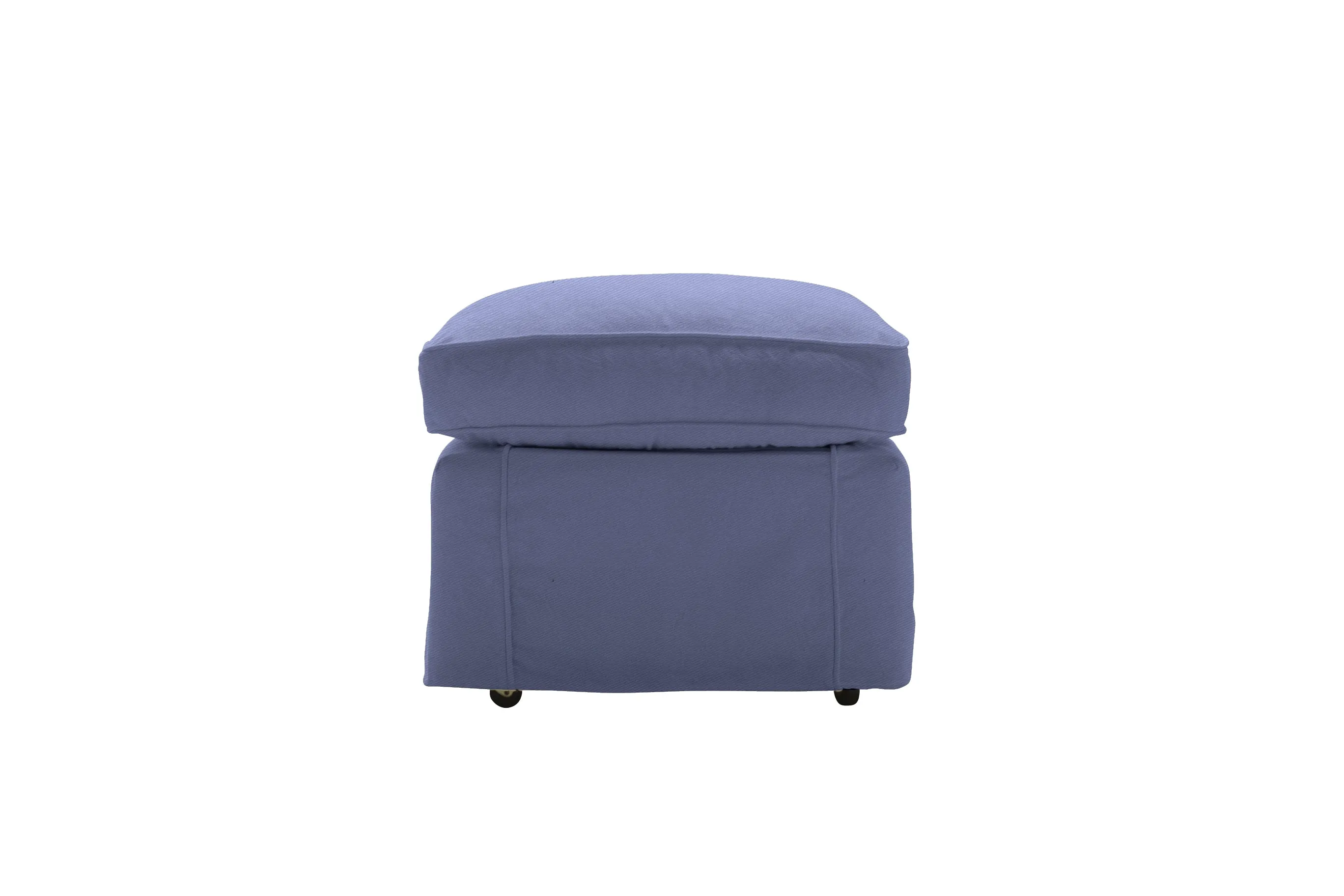 Madrid | Footstool Extra Loose Cover | Miami Sea Blue