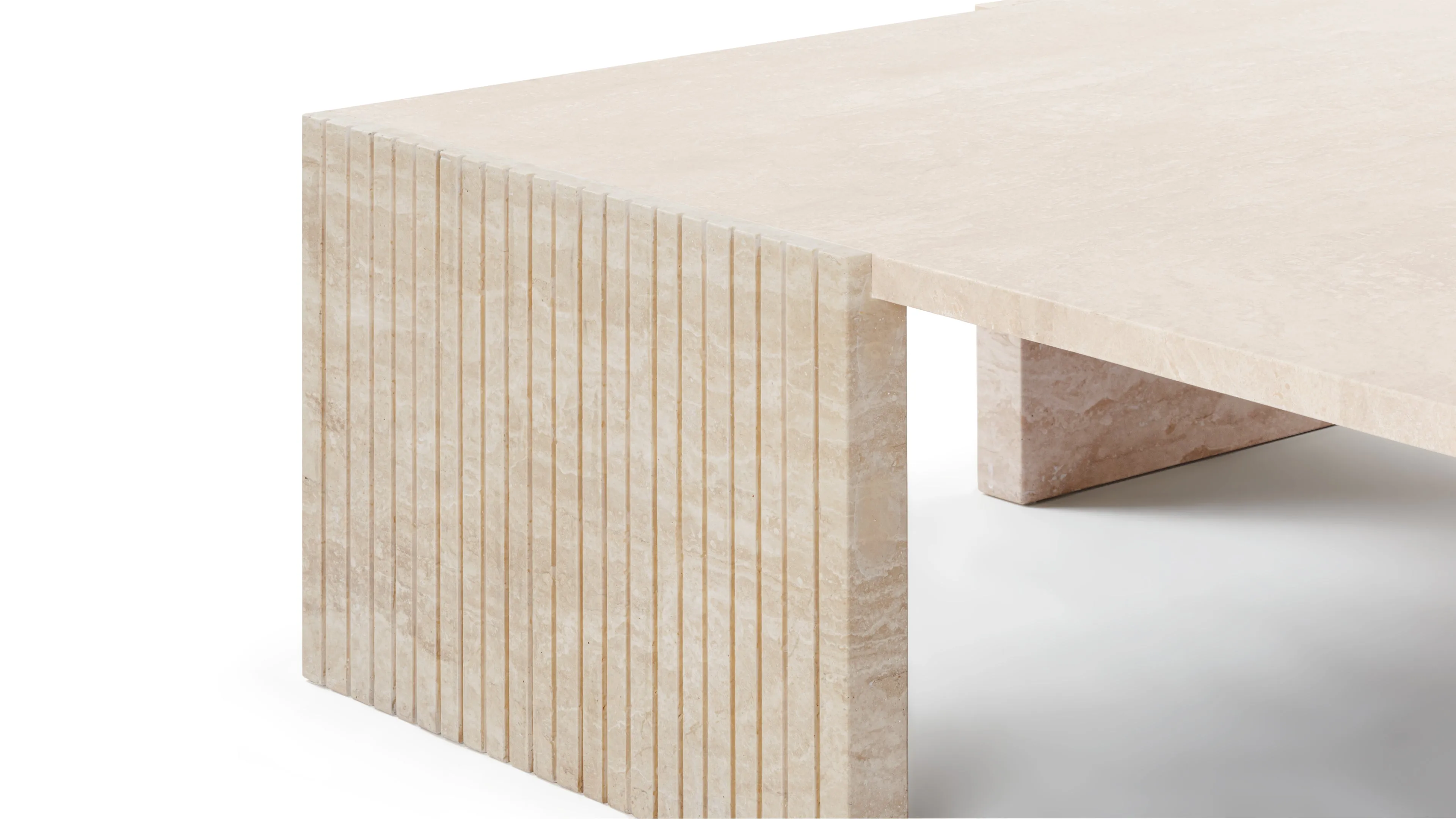 Marcello - Marcello Coffee Table, Travertine