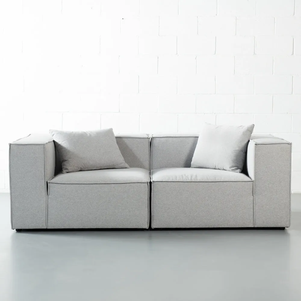 MASON - Light Grey Modular Set (2 piece)