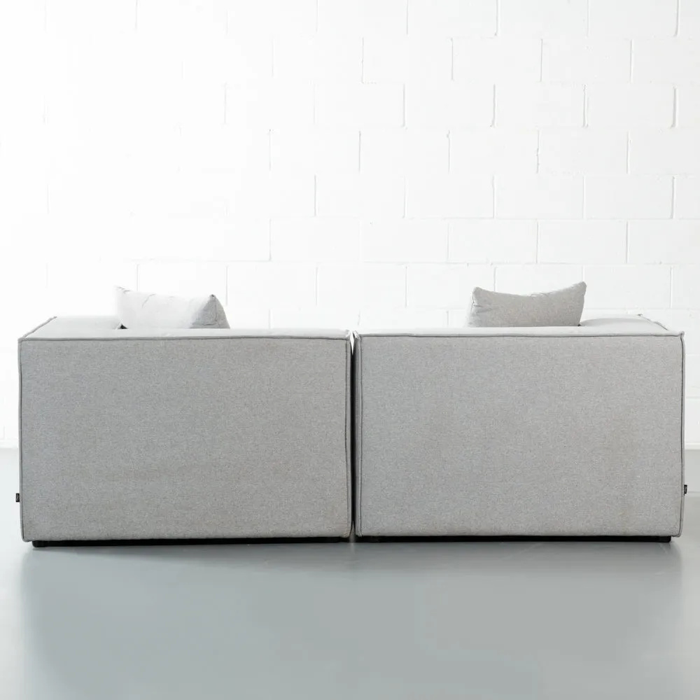 MASON - Light Grey Modular Set (2 piece)