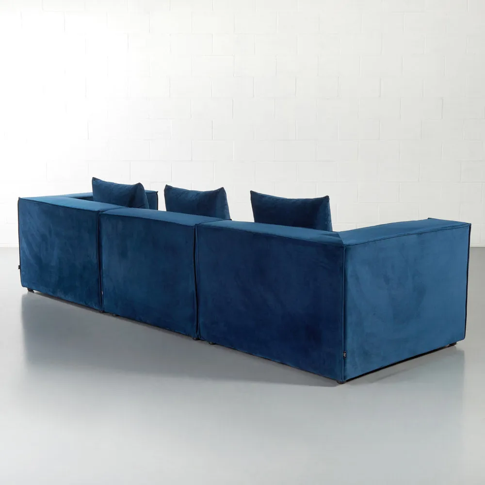 MASON - Velvet Blue Modular Set (3 piece)