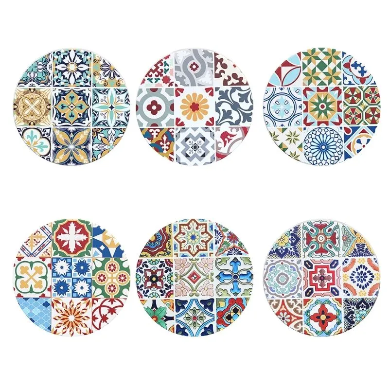 Mediterranean Tile Place Mats - Set of 6