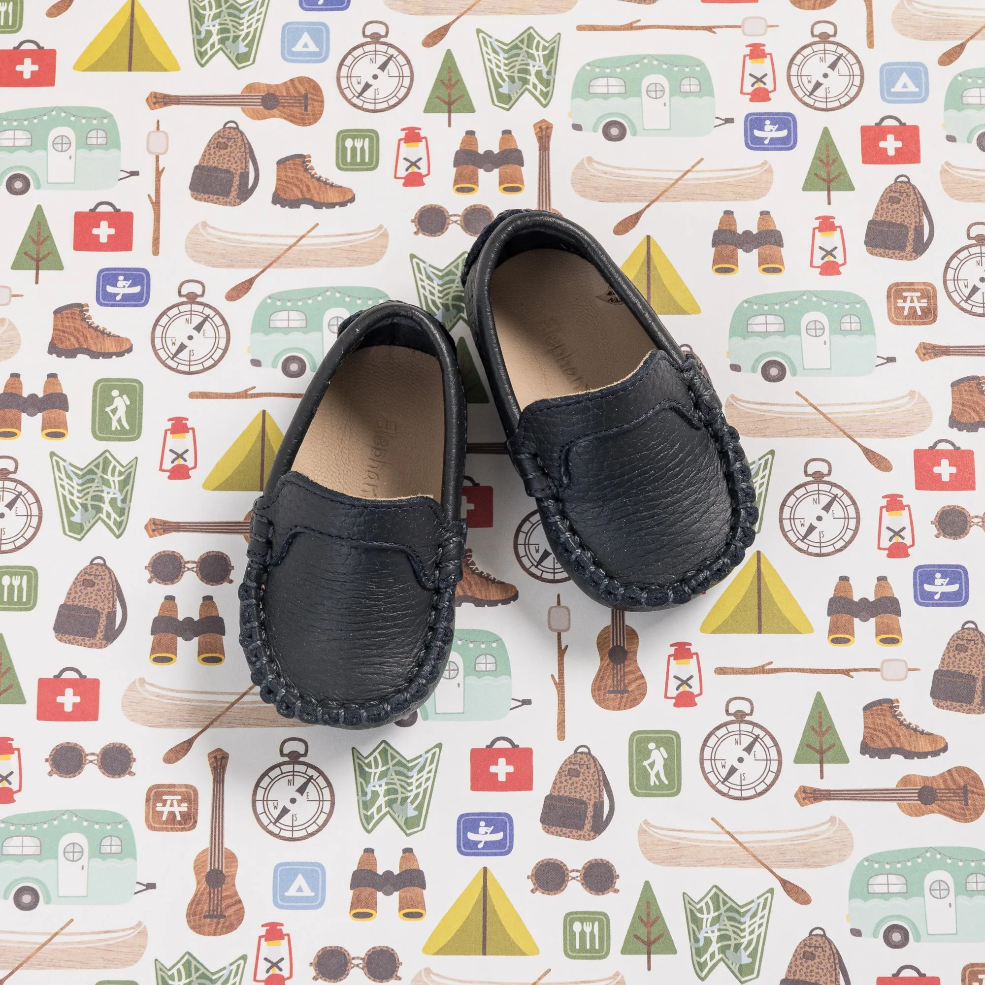 Moccasin For Baby Navy