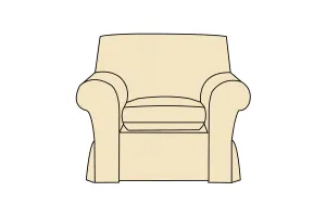 Newport | Armchair Extra Loose Cover | Miami Ivory