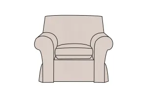 Newport | Armchair Extra Loose Cover | Miami Oatmeal