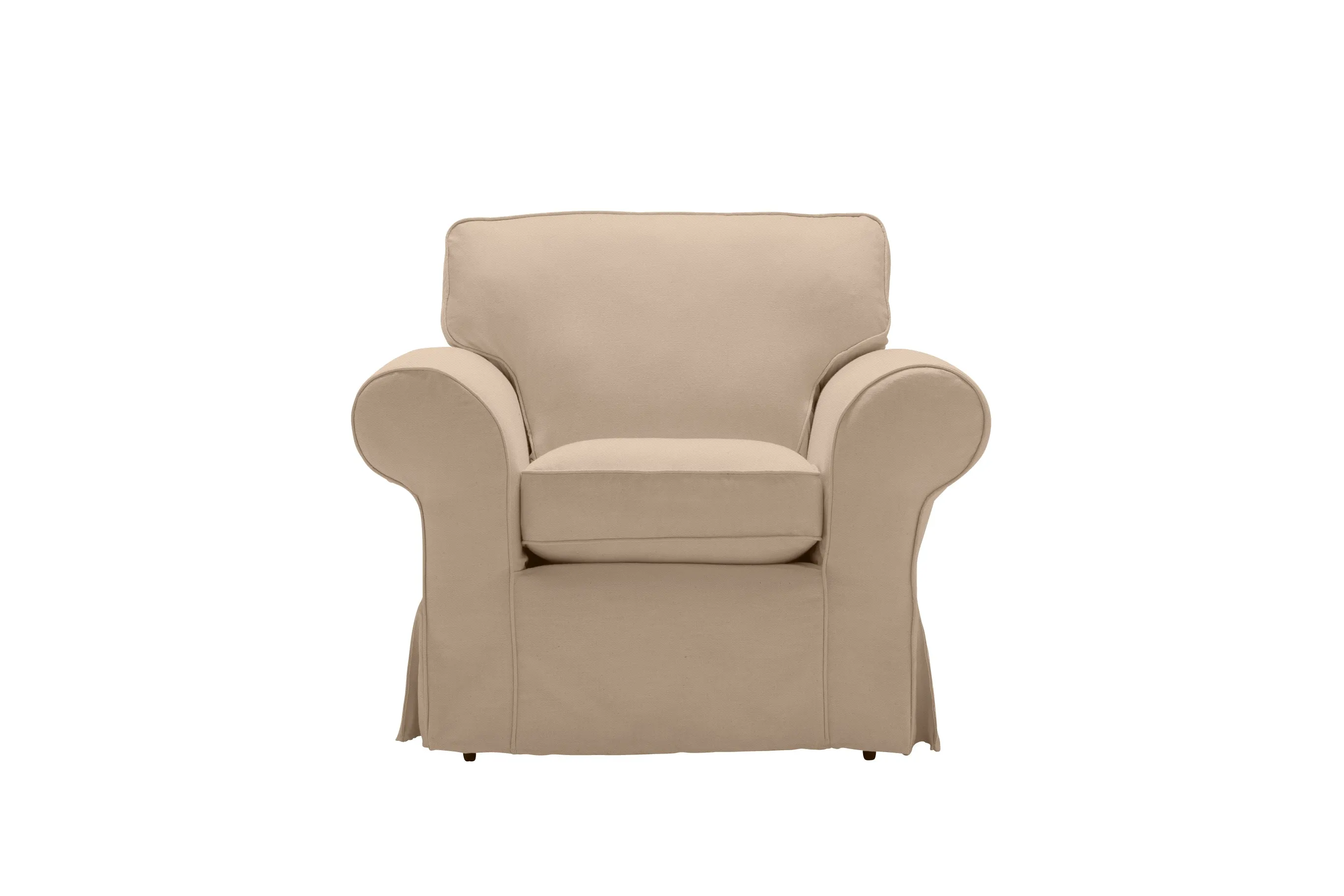 Newport | Armchair Extra Loose Cover | Miami Oatmeal