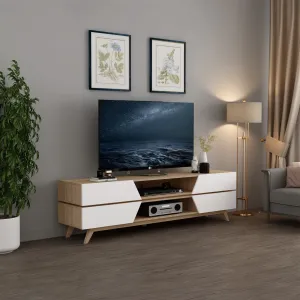 NORDIC 1800 Entertainment Unit Oak by Criterion