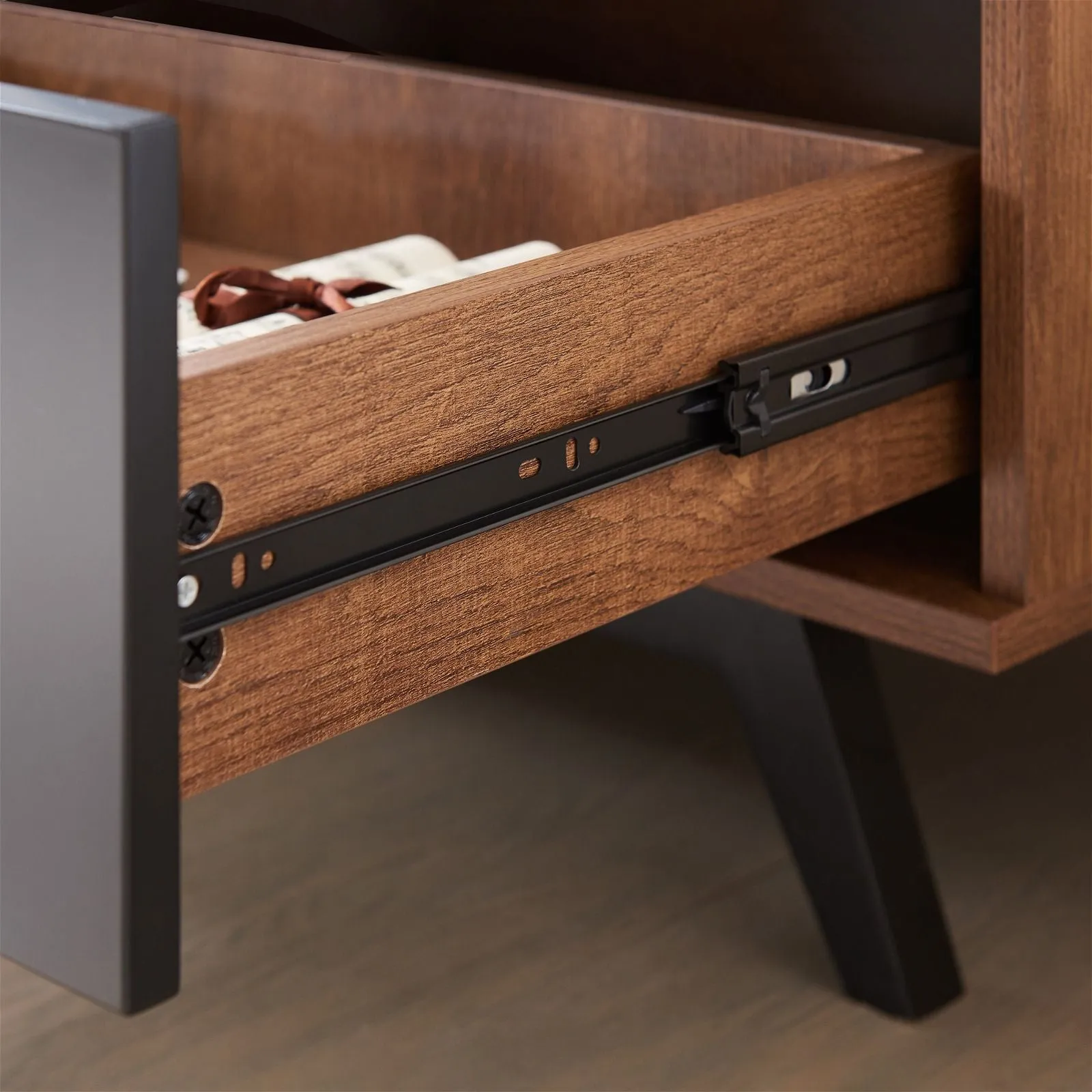 NOVA LL Entertainment Unit Dark Oak by Tauris