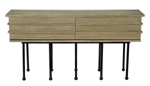 Oliver Console-Washed Walnut