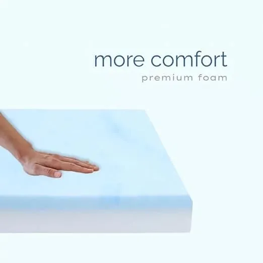 PandaTech Orthopedic Foam Mattress, 72x36x4 cm, Medium Firm, Single Size, 1 Year Warranty