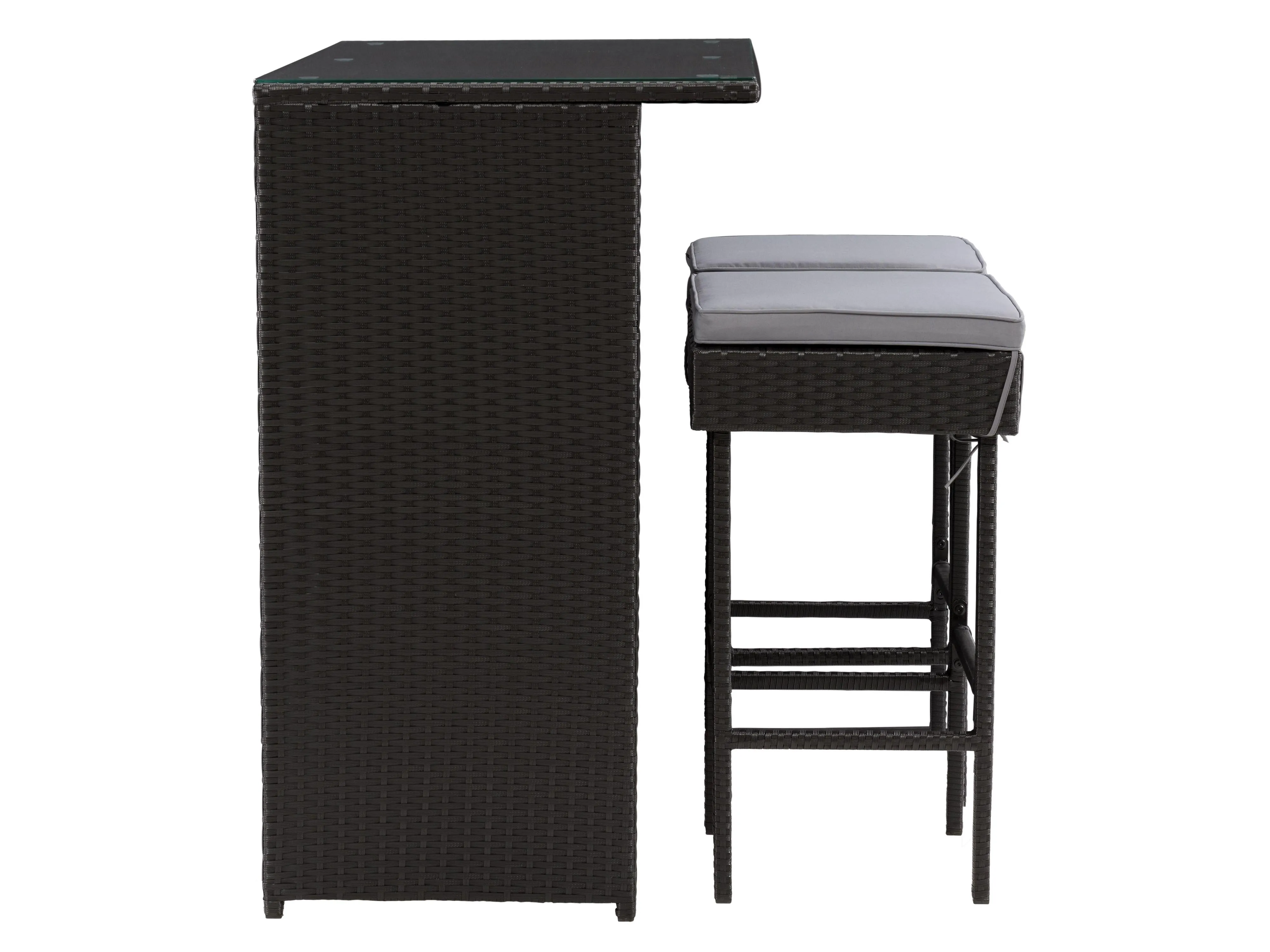 Patio Bar Set 3pc