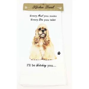 Pet Kitchen Towel Cocker Spaniel