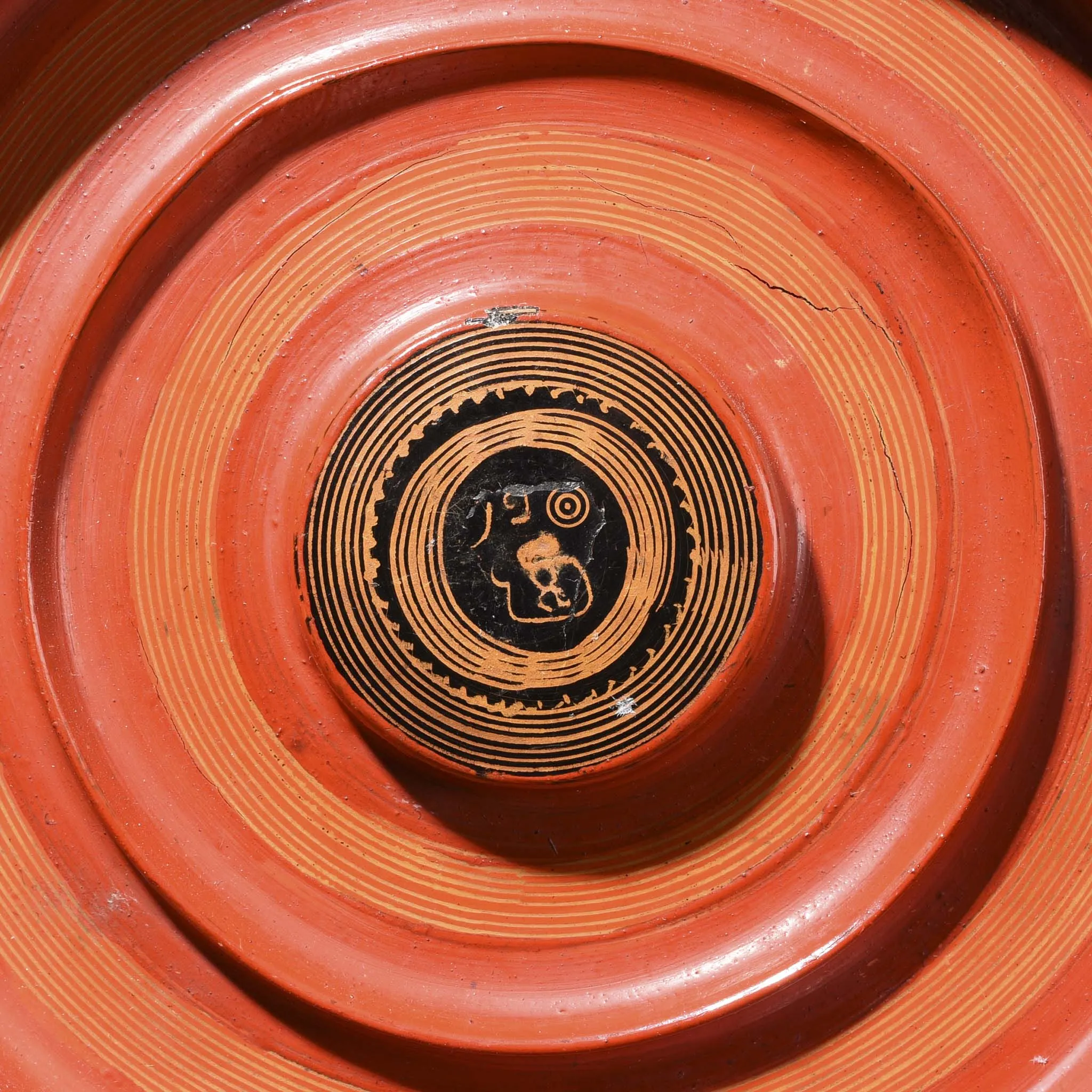 Red Lacquer Burmese Betel Box - Ca 1920