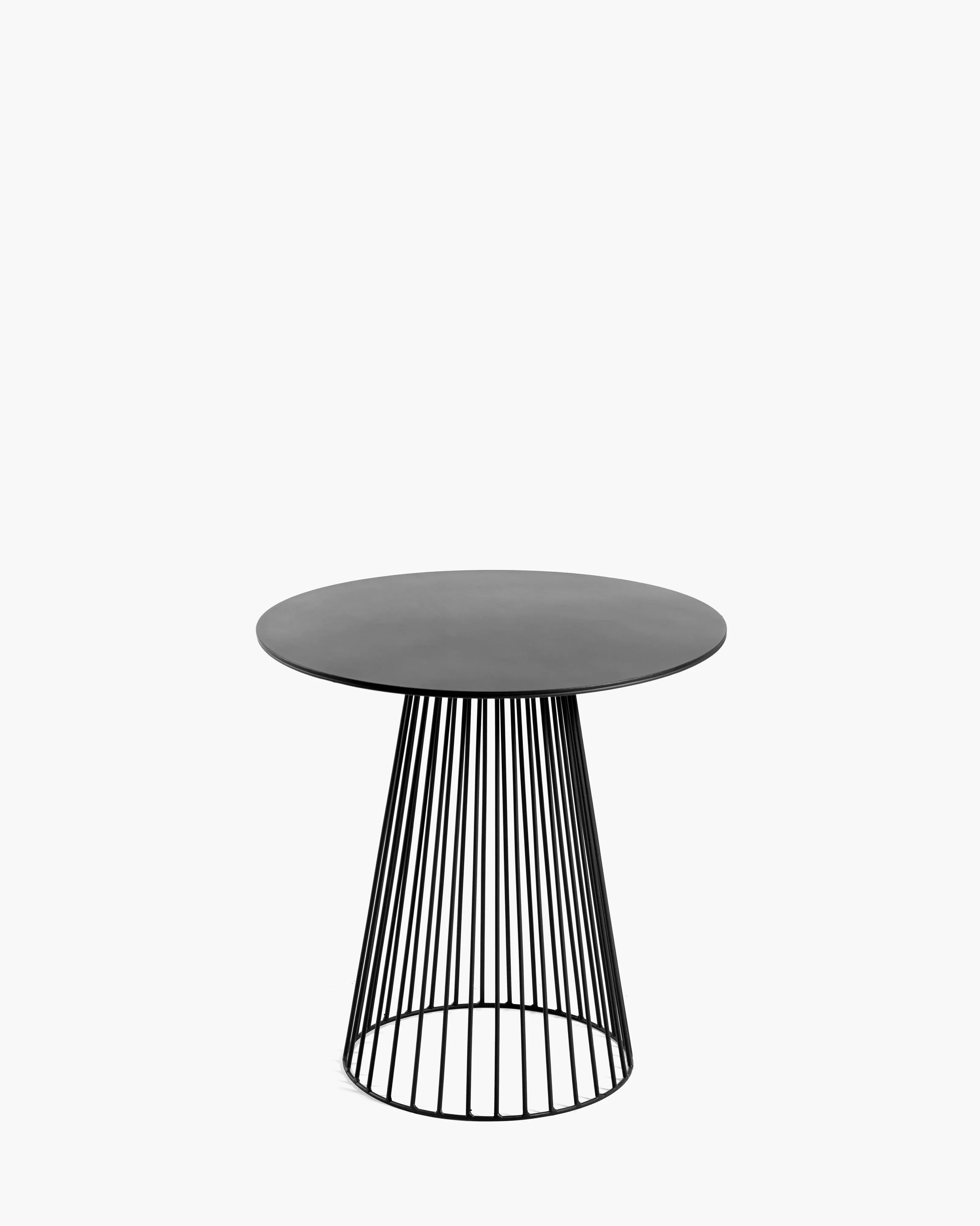 Sculptures Round Metal Bistro Table