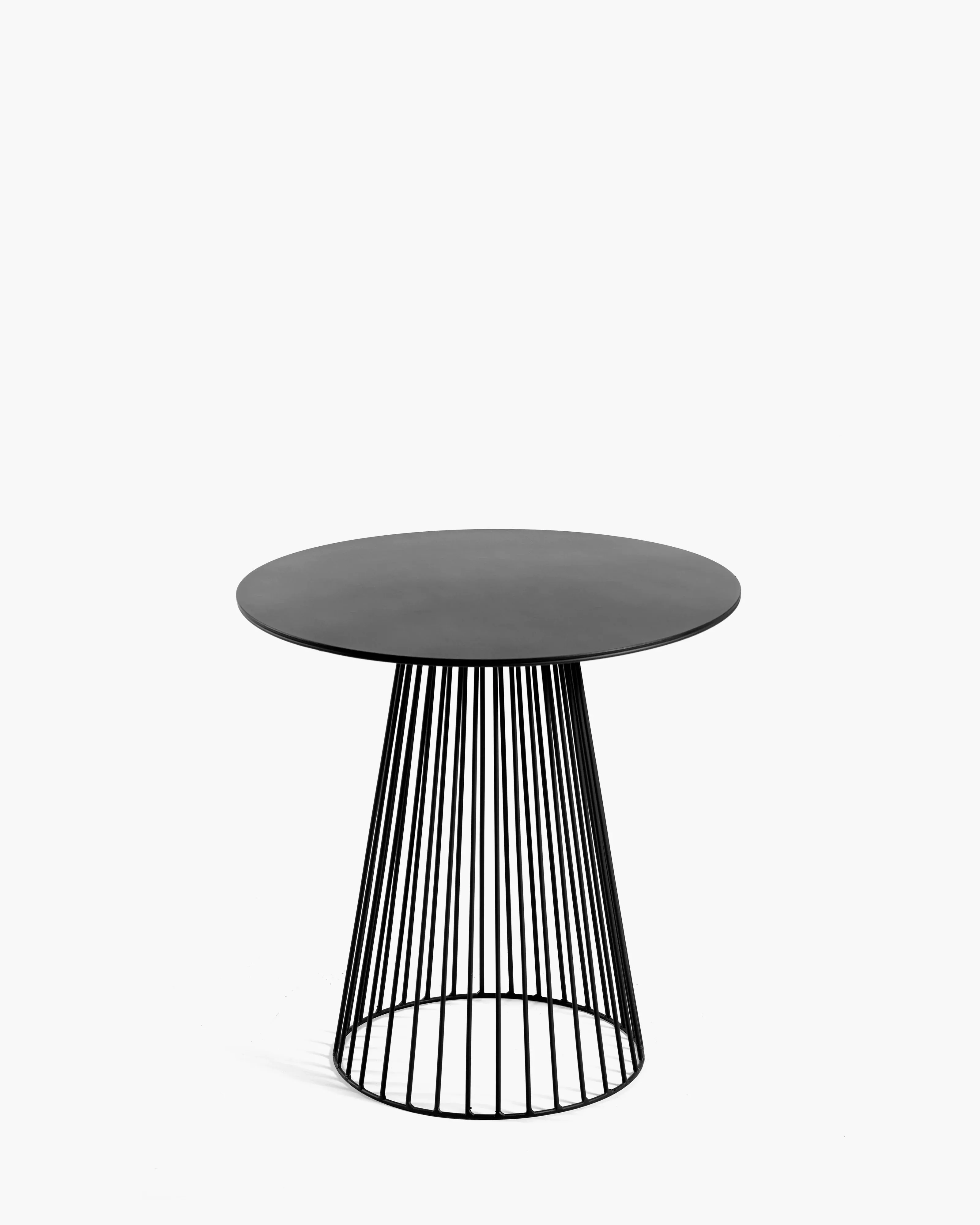 Sculptures Round Metal Bistro Table