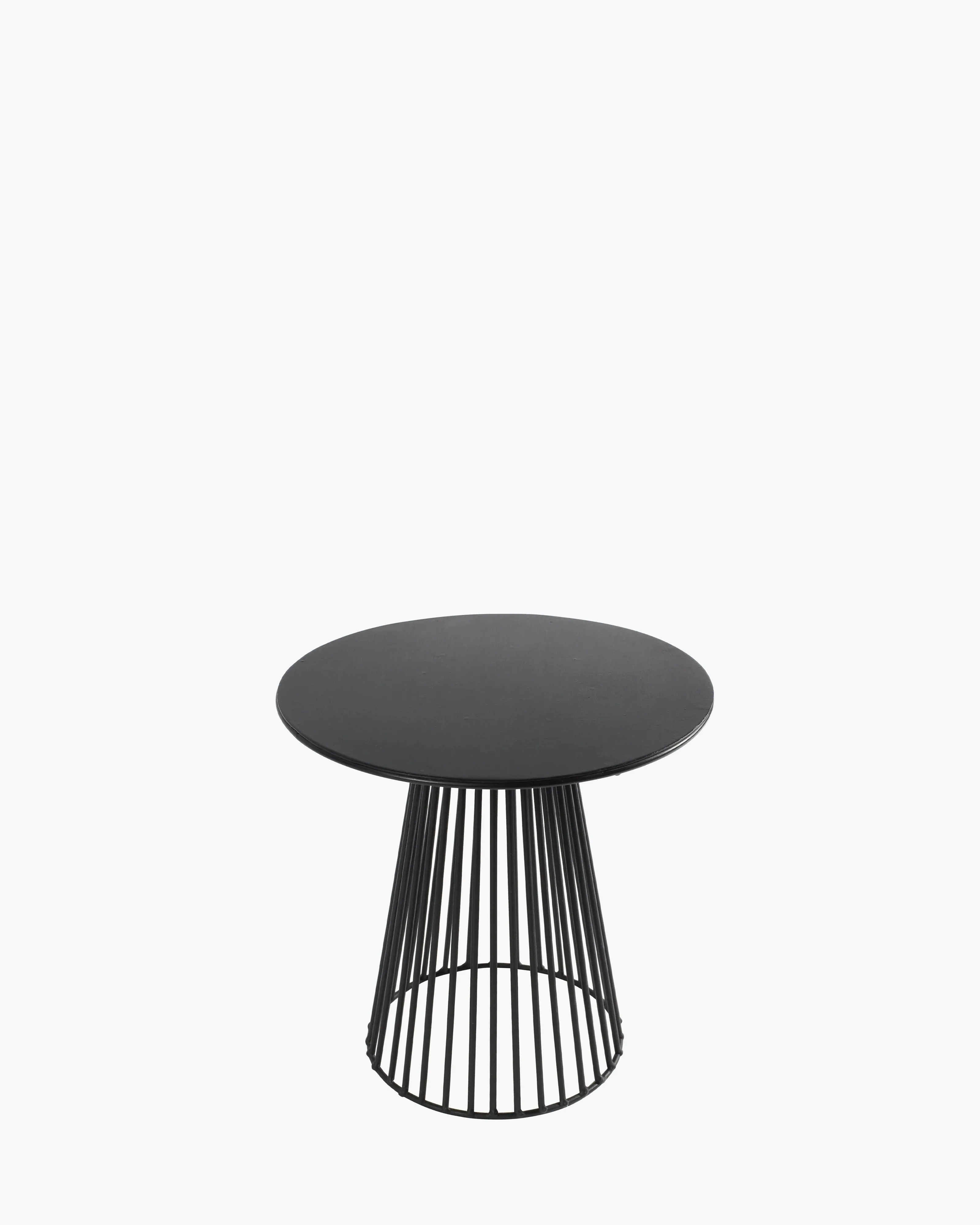 Sculptures Round Metal Bistro Table