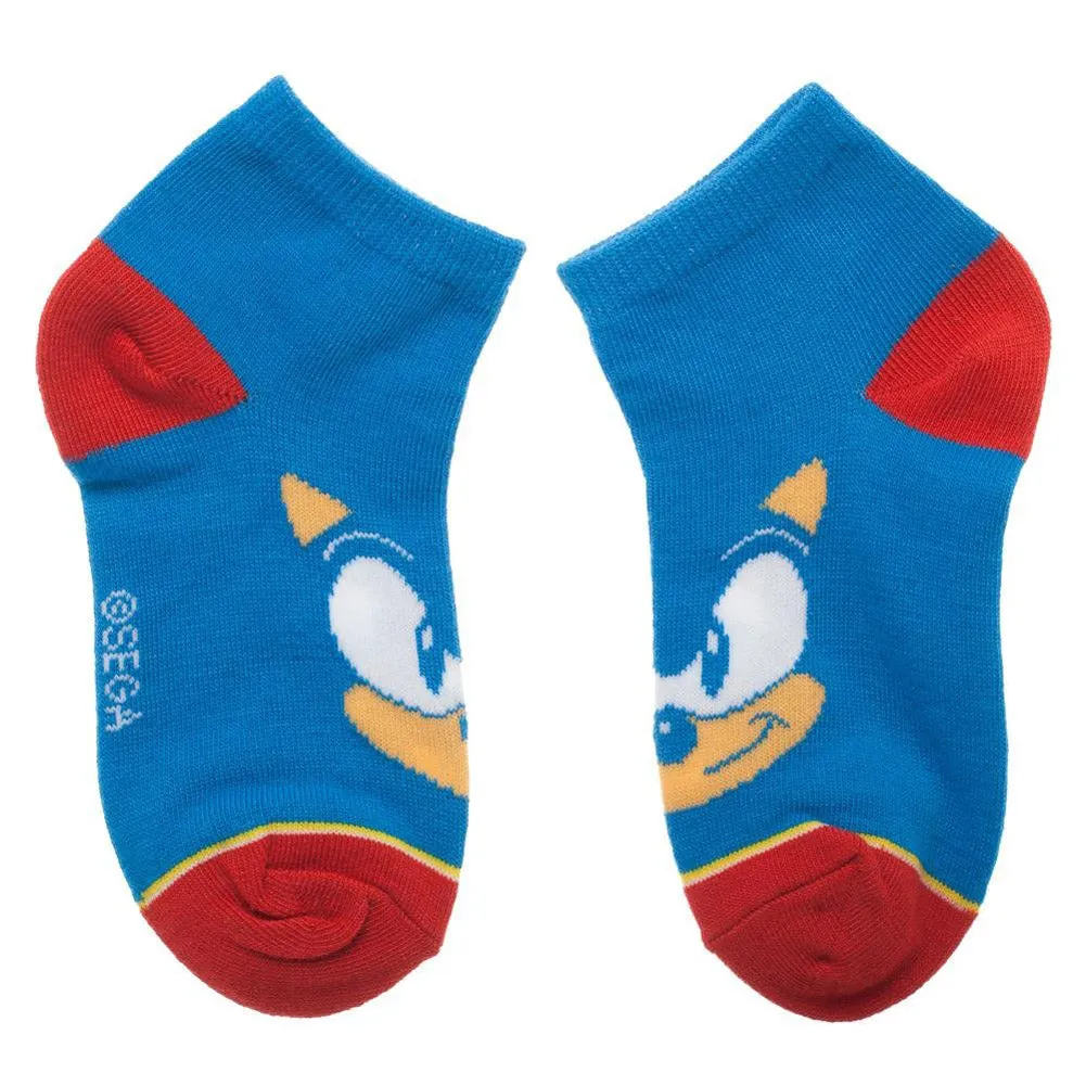 Sega Sonic The Hedgehog Youth Ankle Socks Child Video Game 4 PAIRS