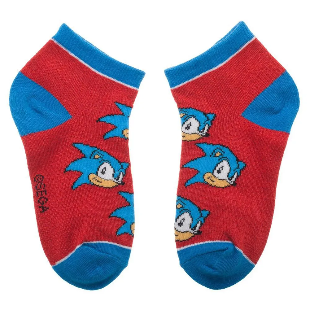 Sega Sonic The Hedgehog Youth Ankle Socks Child Video Game 4 PAIRS