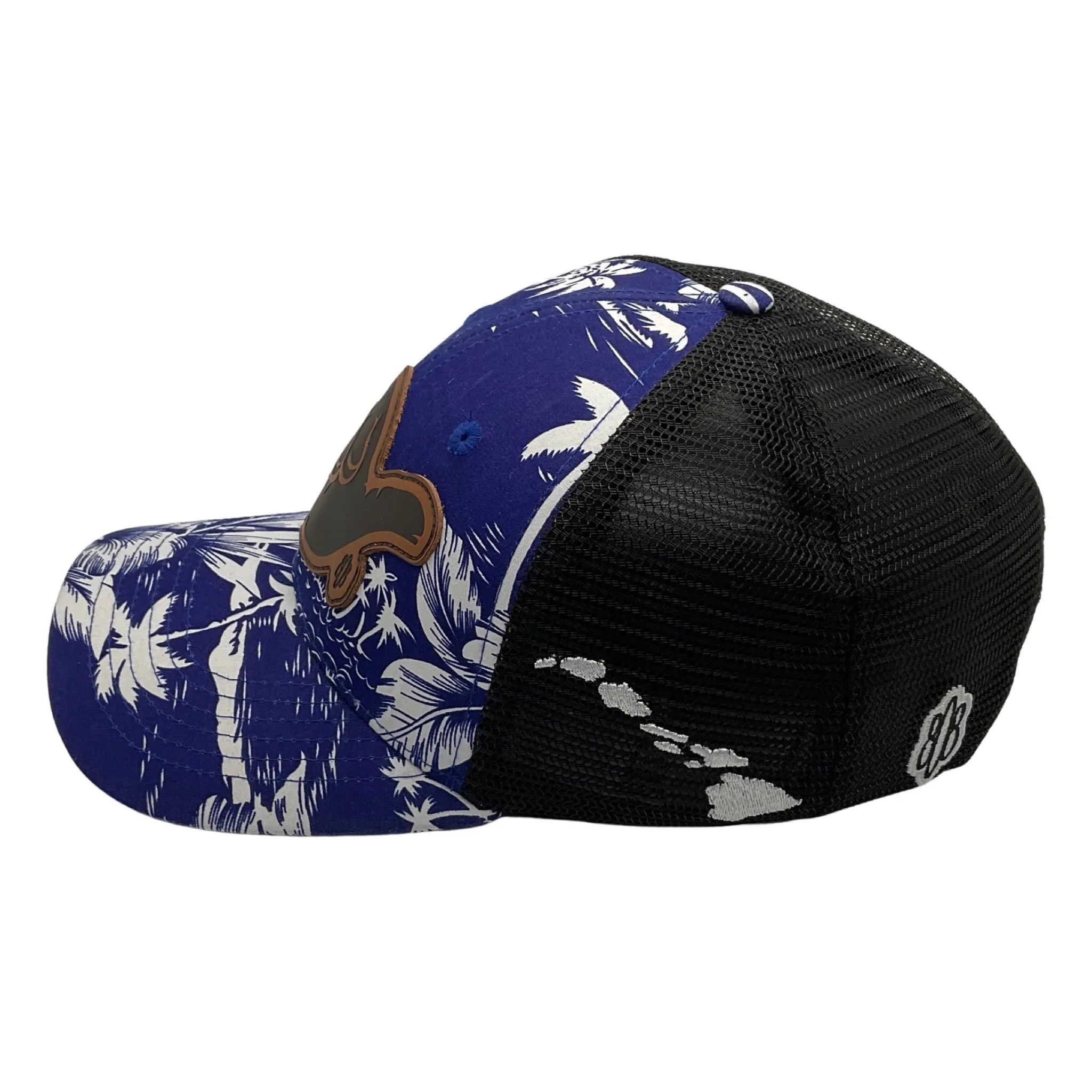 Shaka Leather Patch  Trucker Hat