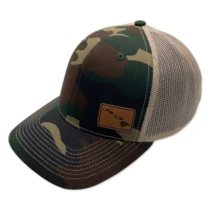 Small Hawaiian Islands Patch Trucker Hat