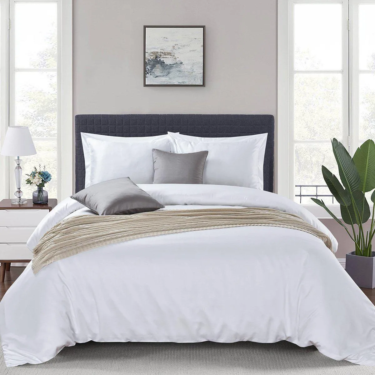 Soft & Cooling 100% Bamboo Viscose Duvet Cover Sets