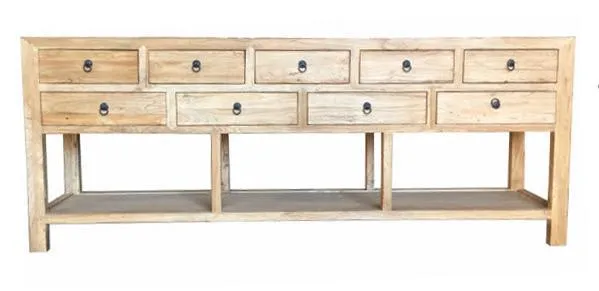 SONEVA | Elm 9 Drawer Console