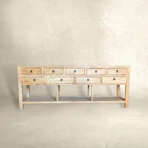 SONEVA | Elm 9 Drawer Console