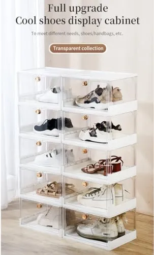 Stellar Shoe Rack, 1 Layer, Multiple Shelves For Storage, Dustproof Cover Option, Metal And Plastic Material,Compact And Easy To Assemble, Portable Space-Saving (Pack of 1)