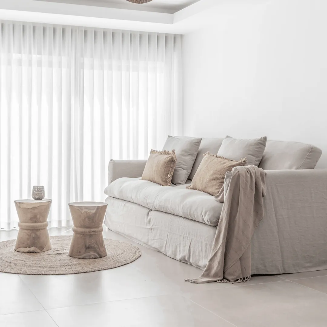 Tarifa Linen Sofa | 240cm