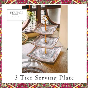 Three Tier Serving Platter - Square