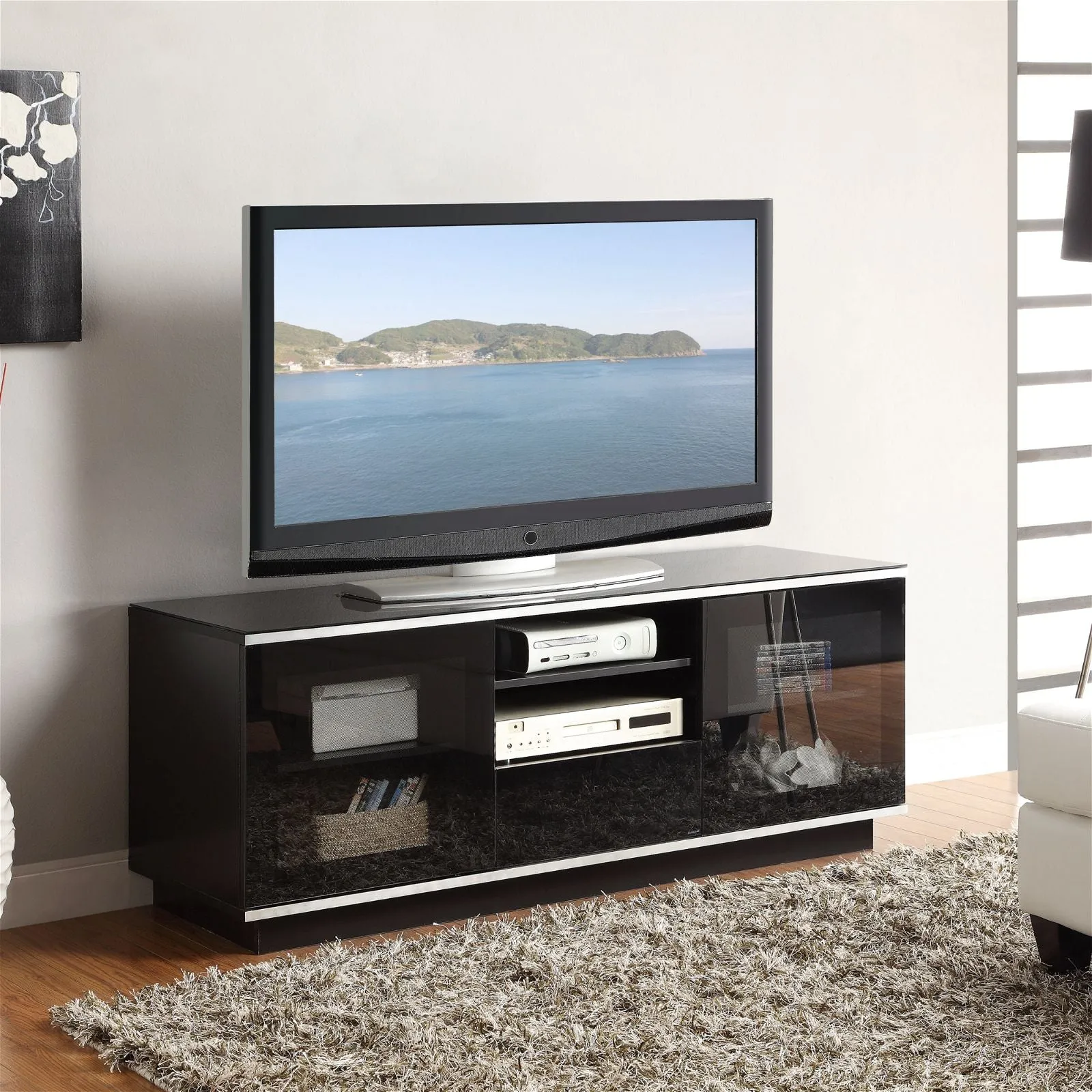 TITAN 1500 Entertainment Unit Black by Tauris