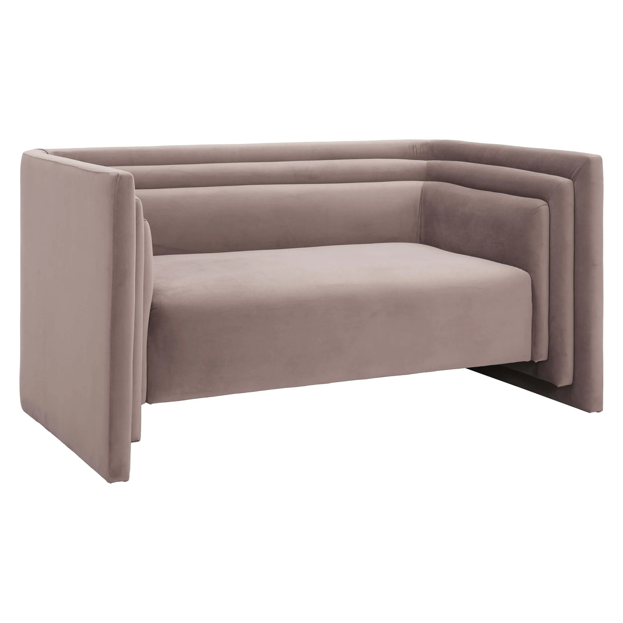 Trippel Loveseat, Taupe