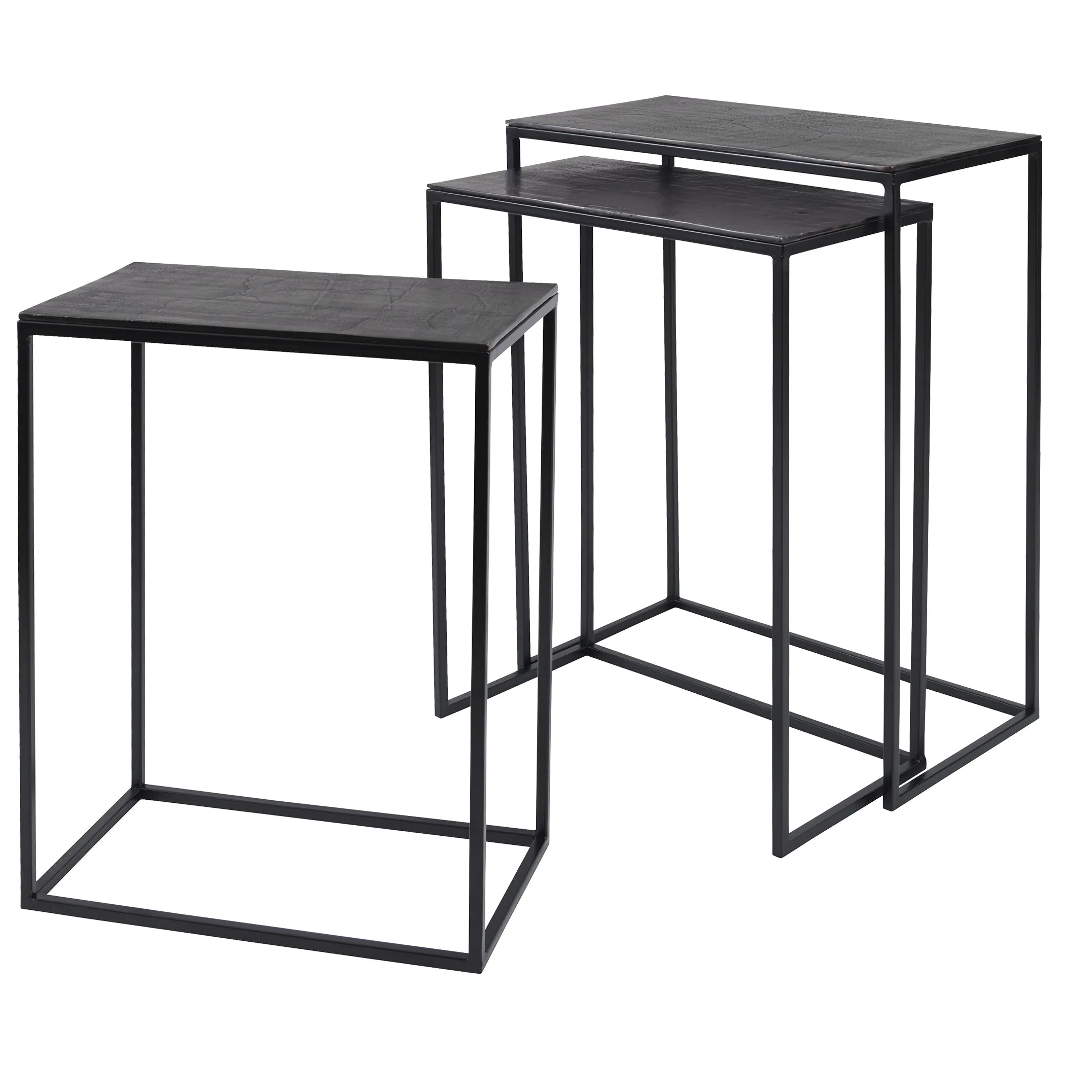 Uttermost Coreene Iron Nesting Tables S/3