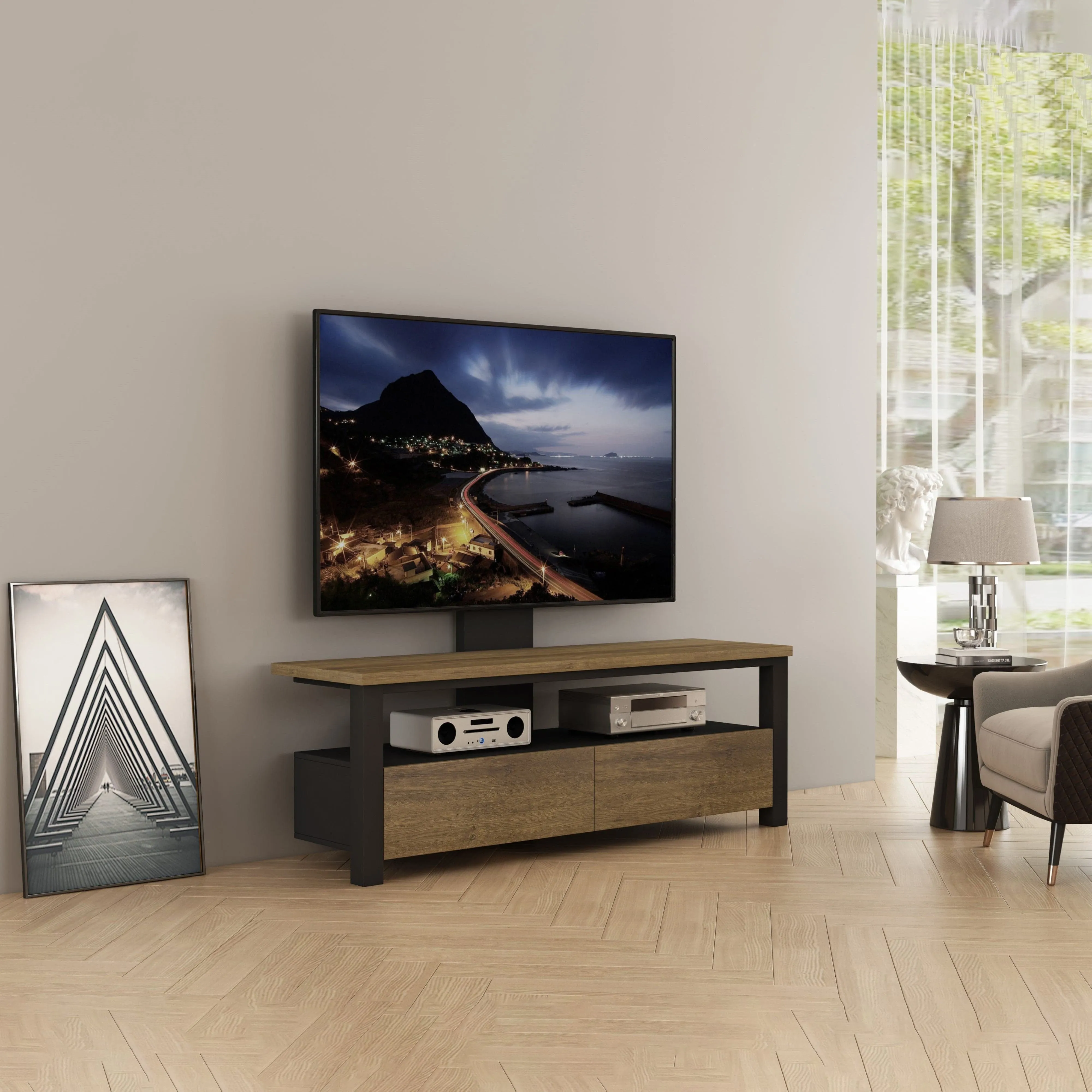 VOODOO Entertainment Unit Dark Oak by Tauris