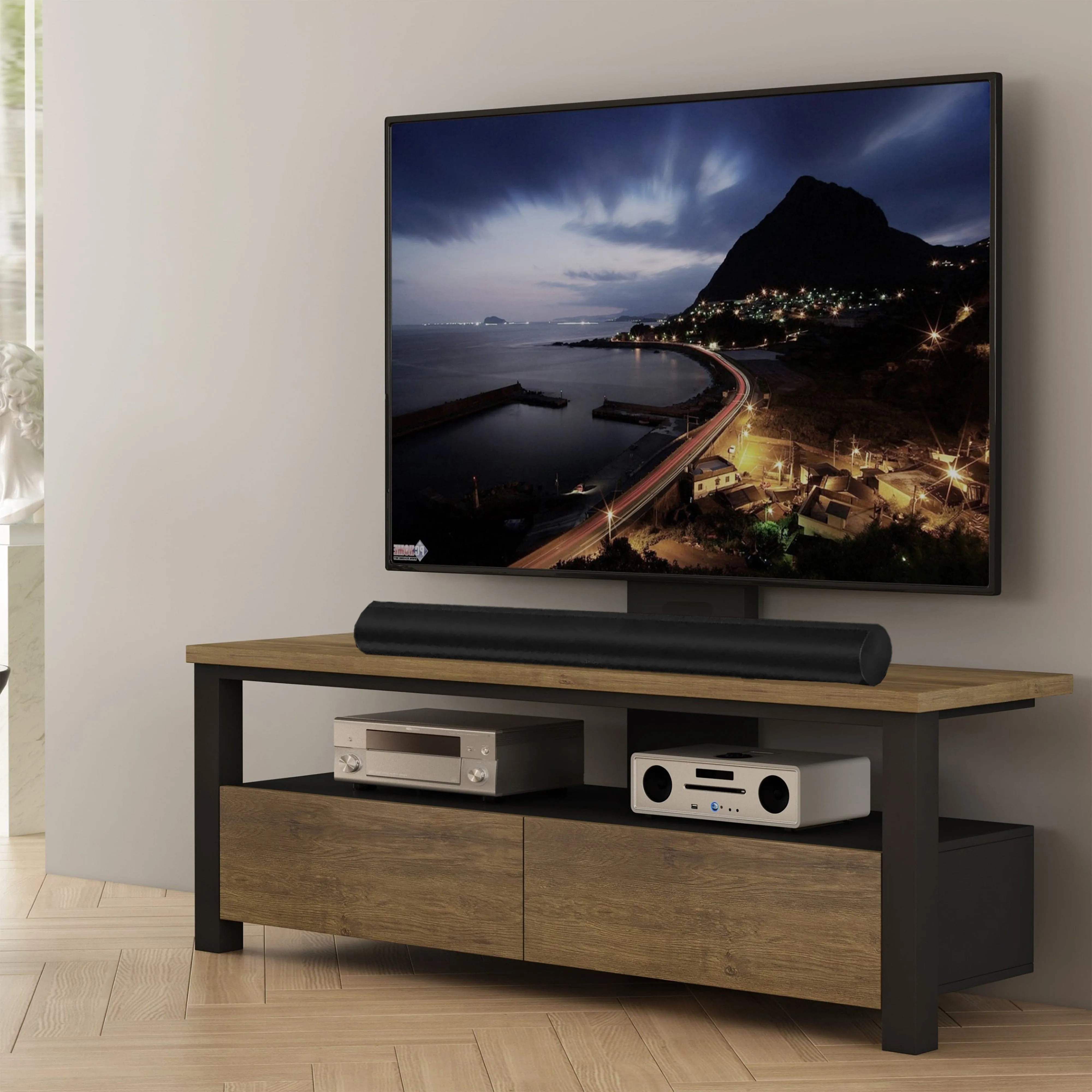 VOODOO Entertainment Unit Dark Oak by Tauris