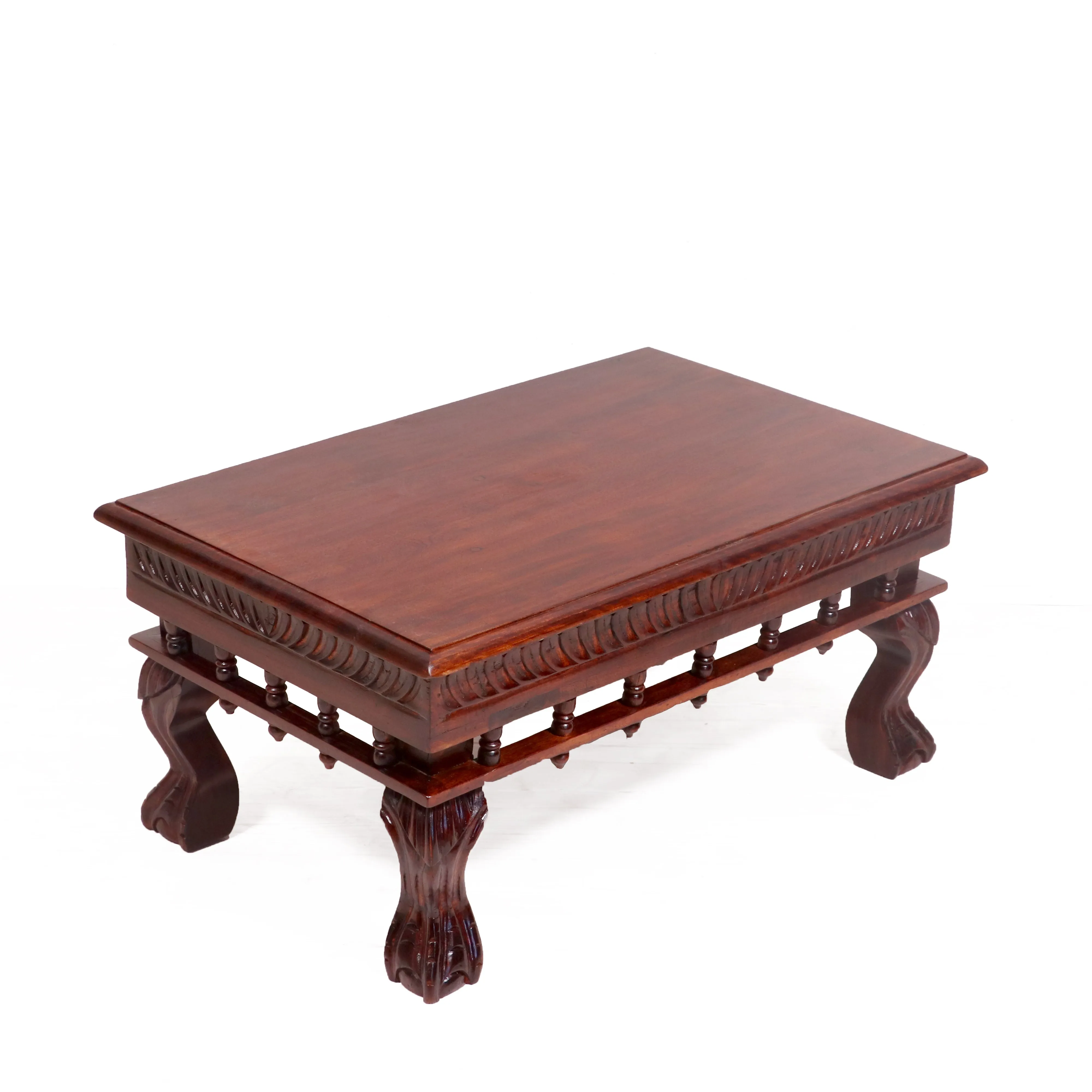 Wooden compact Ethnic Style coffee table